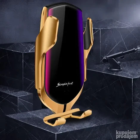 2u1 Pametni auto držač sa senzorom i bežični punjač za telefon